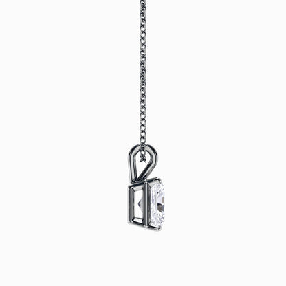 Radiant Shape Lab Grown Diamond Pendant D VVS2