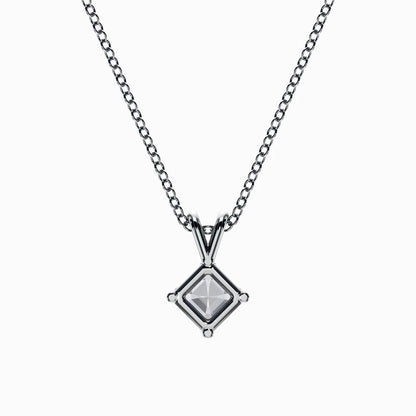 Asscher Shape Lab Grown Diamond Pendant D VVS2